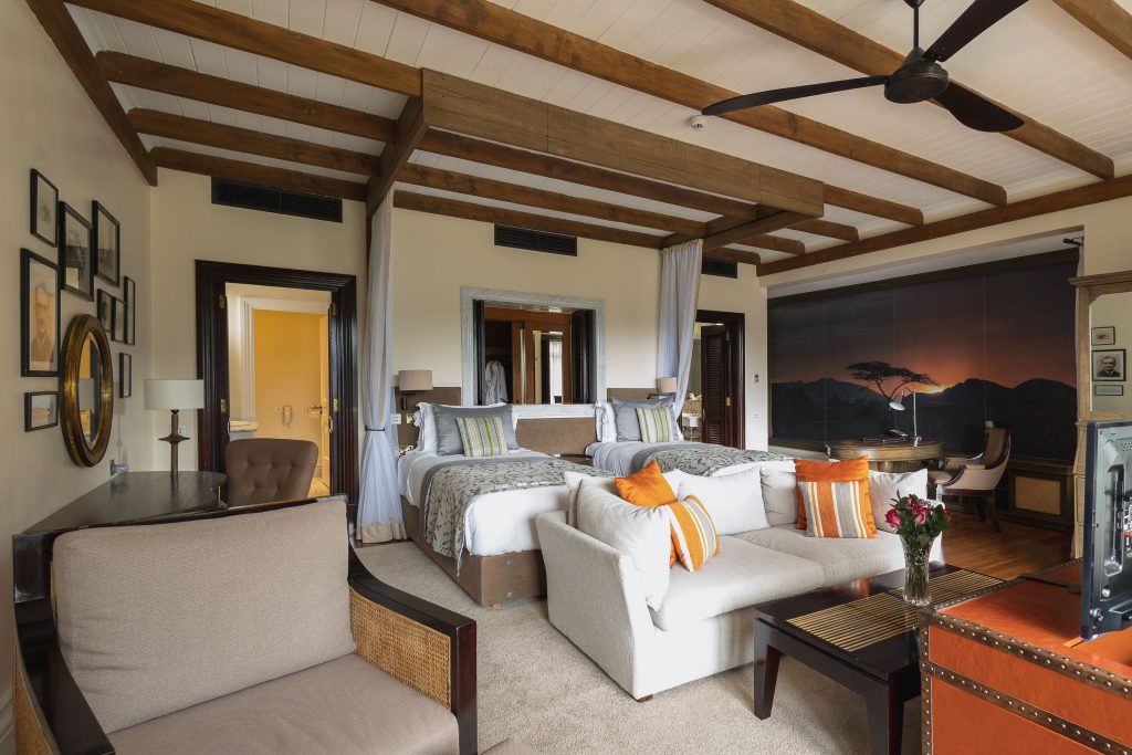 Suite living space at Hemingways Nairobi
