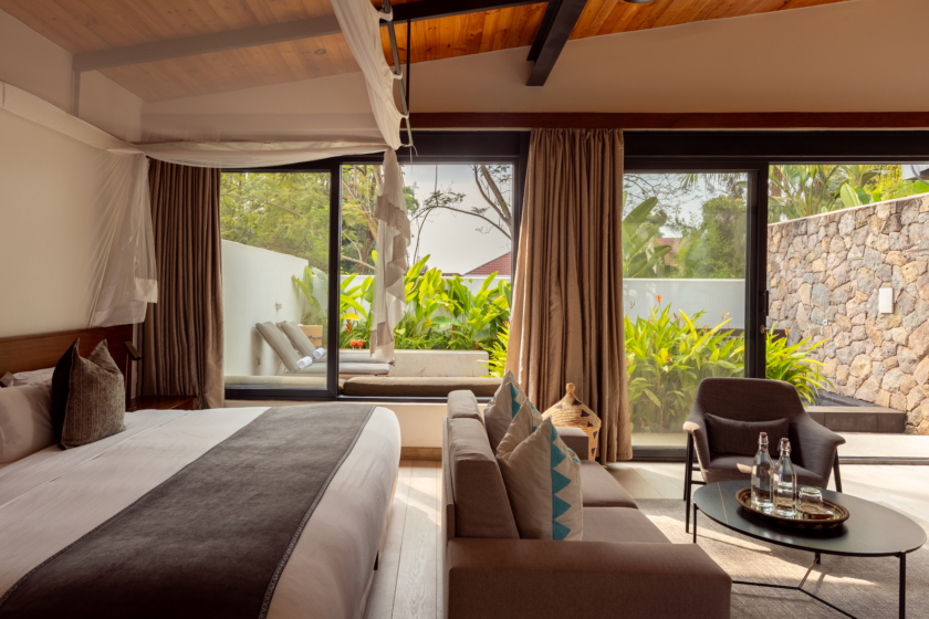 Guest room with a garden outlook at Hemingways Retreat Kigali
