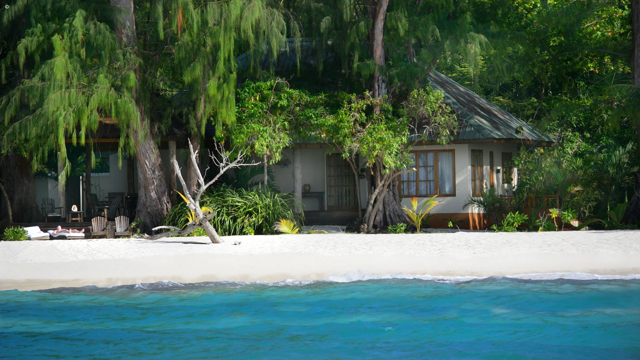 Beachfront cottage