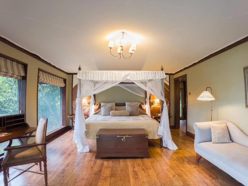 Guest tent bedroom