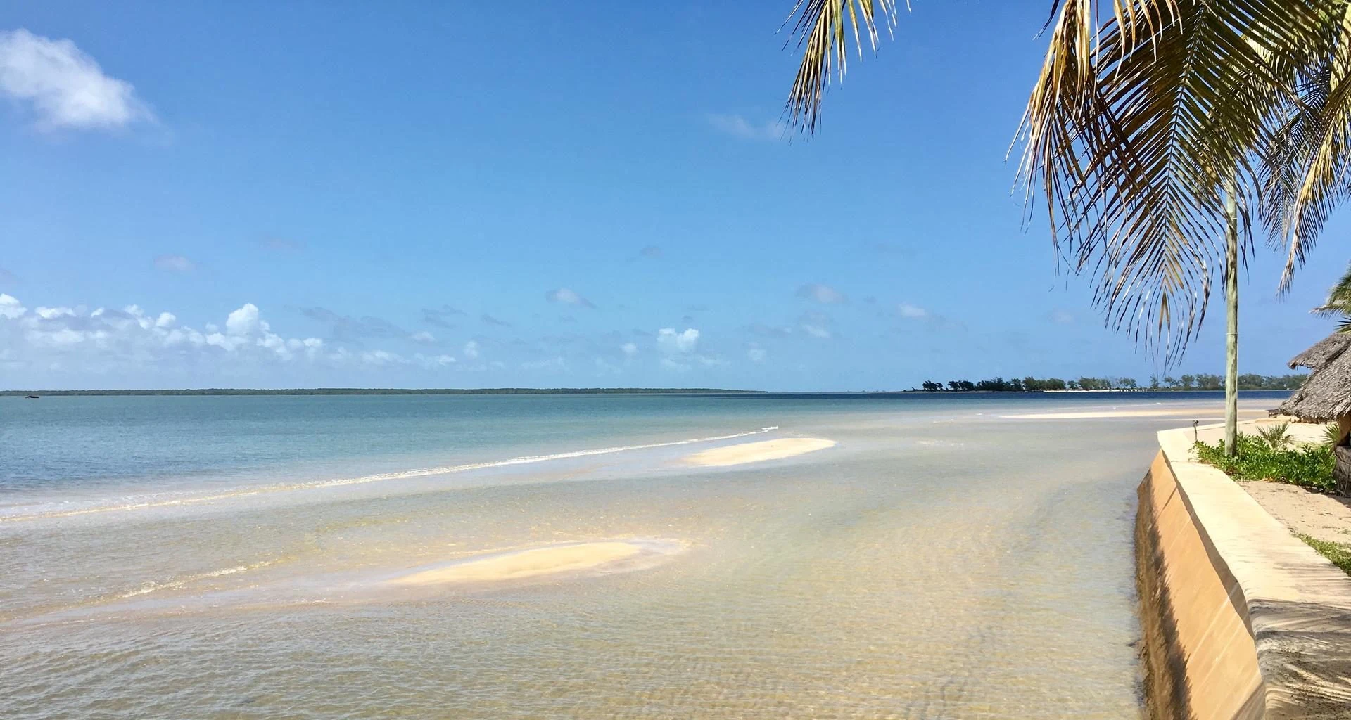 A quiet beach on Manda Island in the Lamu archipelago