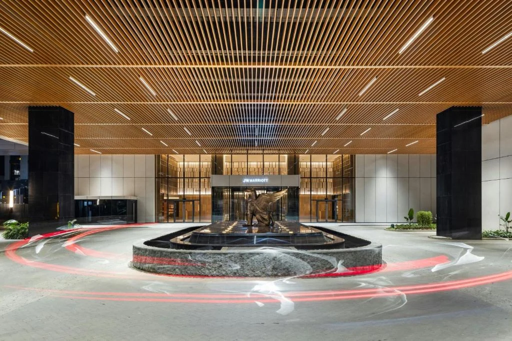 Lobby water feature