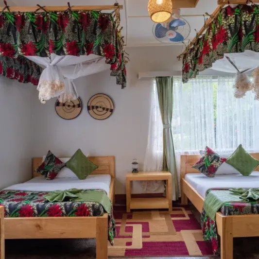 Main Guest House twin bedroom