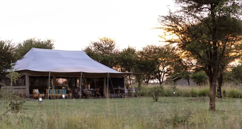 Main guest tent exterior