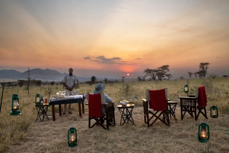 Nyikani Central outdoor dining setup