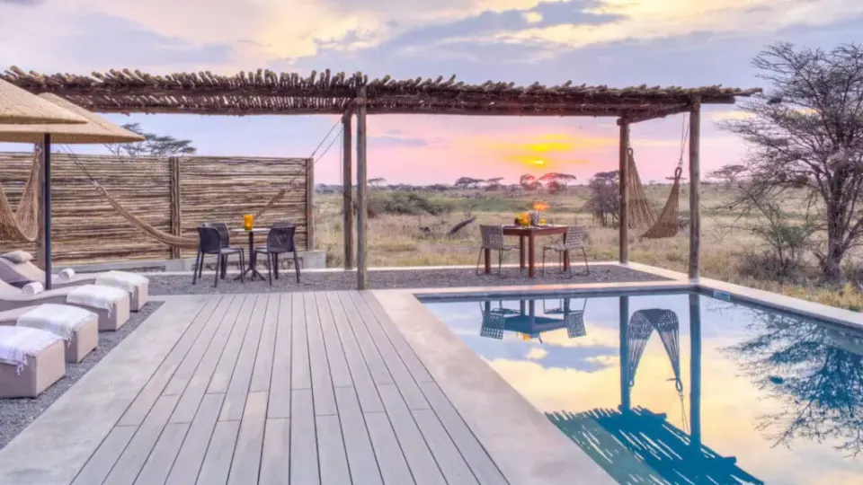 Namiri Plains main-camp pool