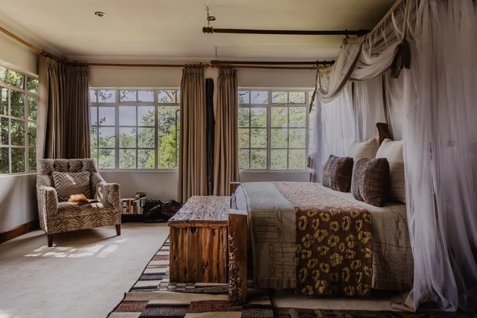 Garden View Studio bedroom