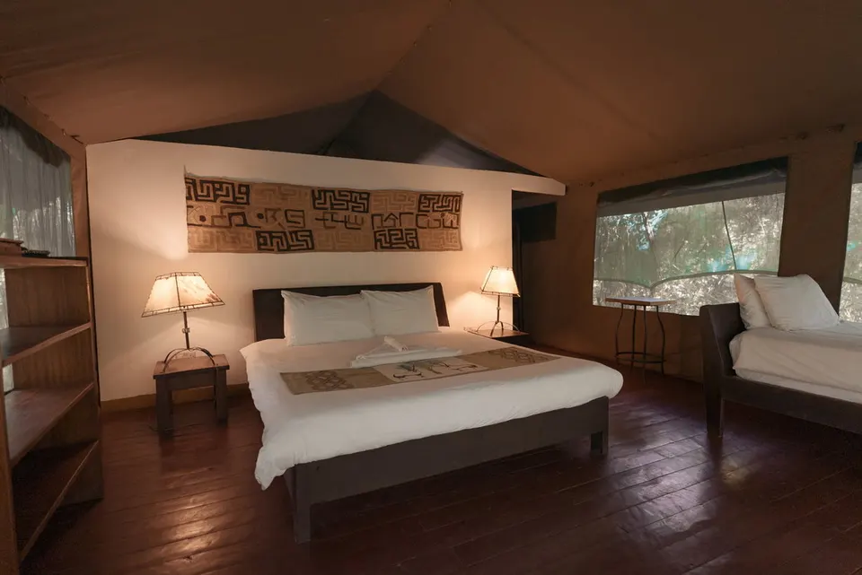 Riverside room bedroom