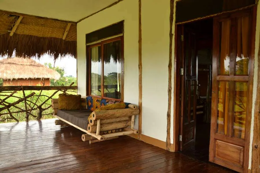 Private cottage veranda