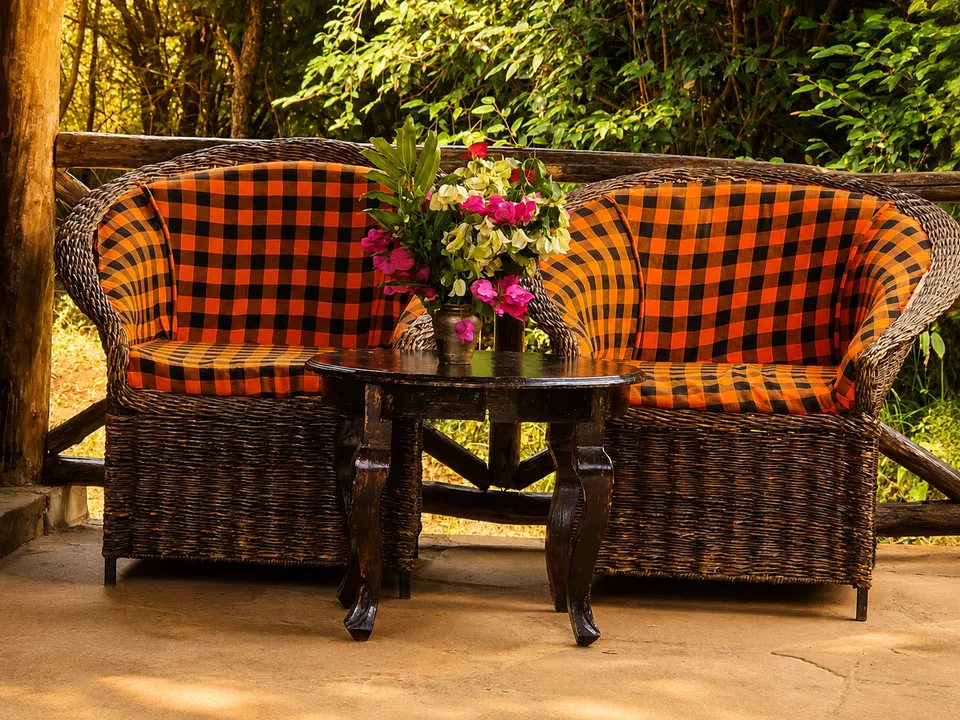 Osero private terrace seating
