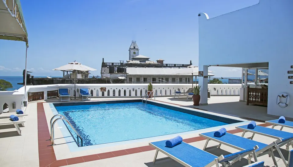 Rooftop pool