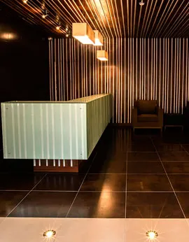 Reception area