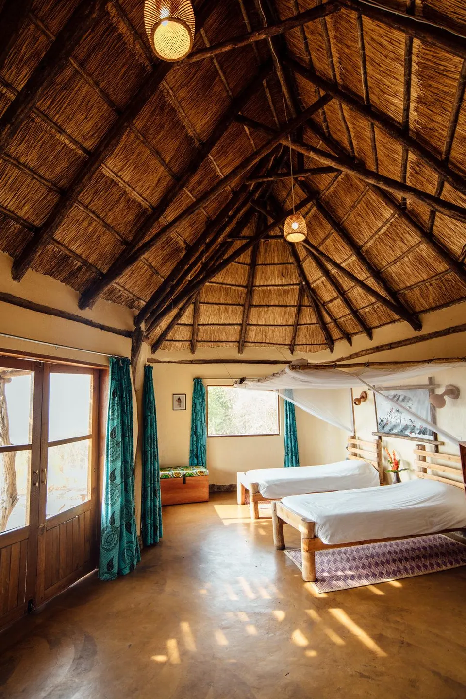 Cottage bedroom interior