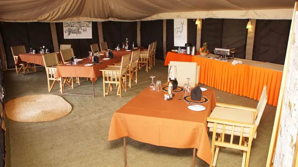 Ngorongoro Kuhama dining tent