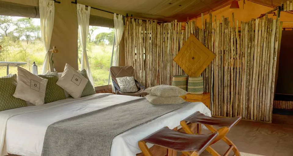 Double guest tent