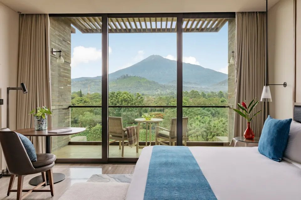 Gran Meliá Arusha room with mountain outlook