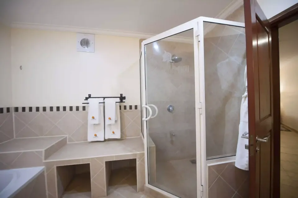 Suite-category bathroom