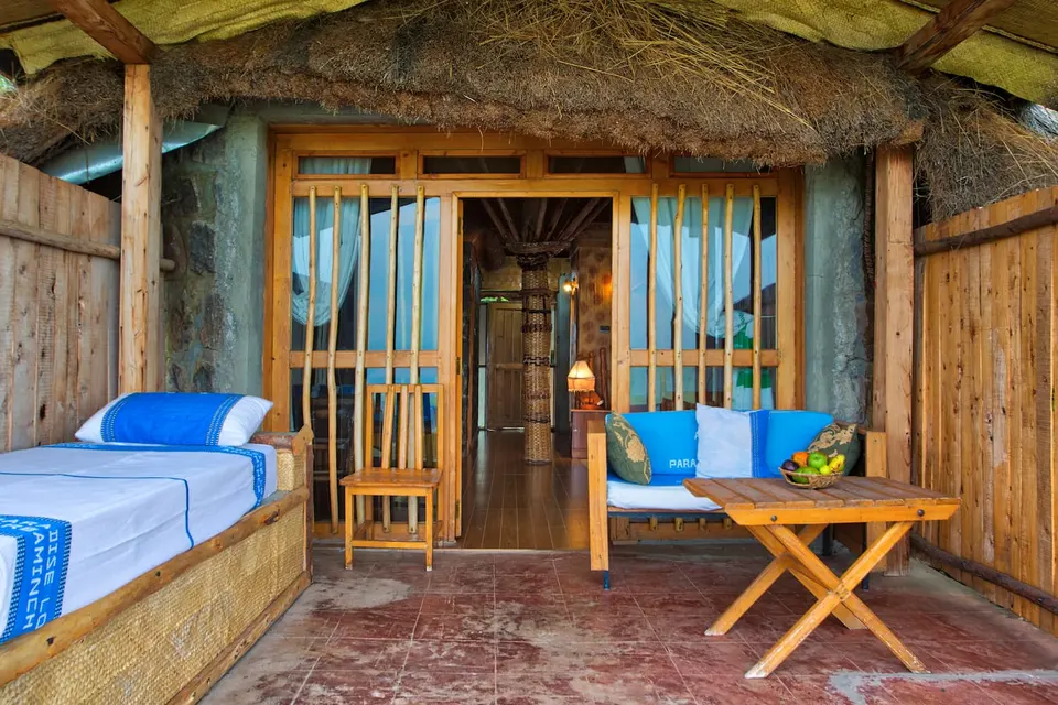 Studio Suite entrance and porch