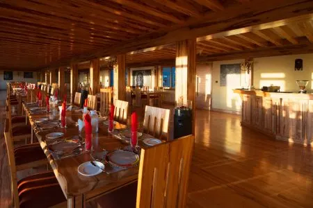 Ngorongoro Rim Lodge dining room