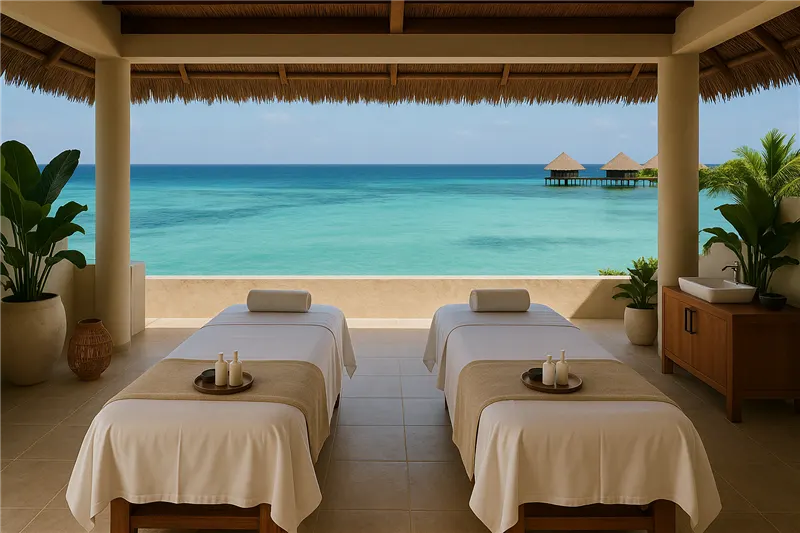 Adonia spa with ocean view