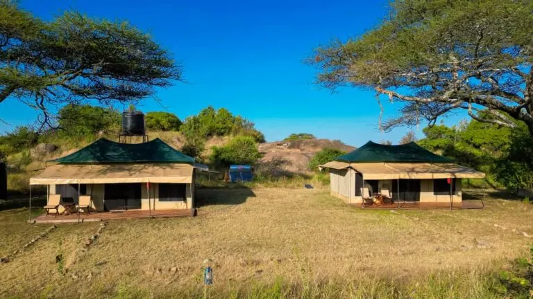 Kisura tented camp exterior