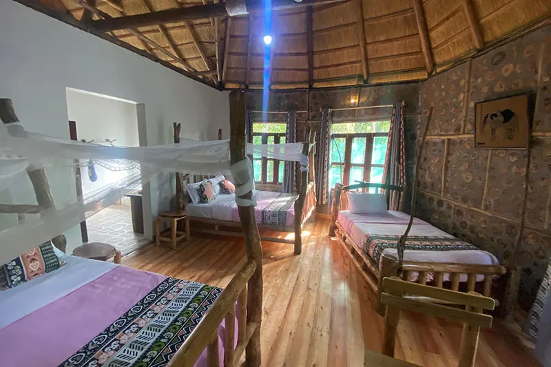 Family-style cottage bedroom