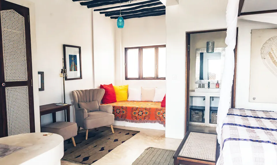 Jua House Rooftop Suite sitting area