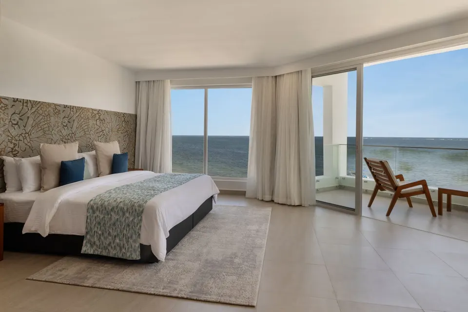 Ocean Front Suite bedroom, Bamburi Beach Hotel
