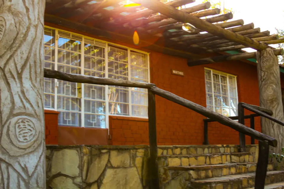 Jacaranda lodge exterior and veranda