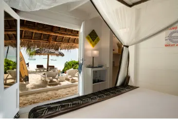 Ocean-view room interior
