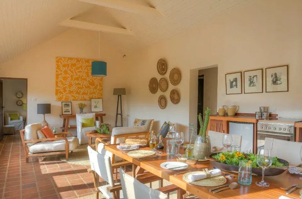 Three-bedroom Stable Cottage shared living area