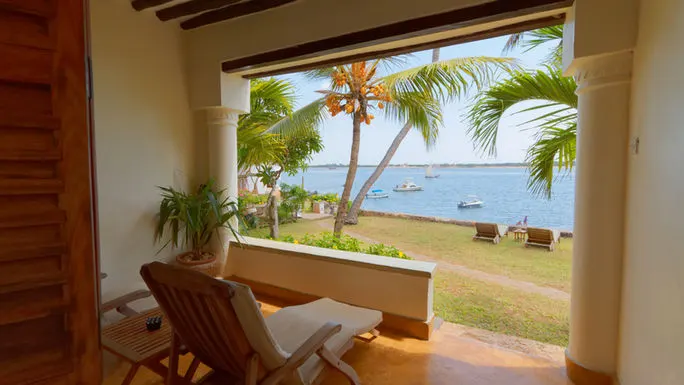 Peponi veranda and sea outlook