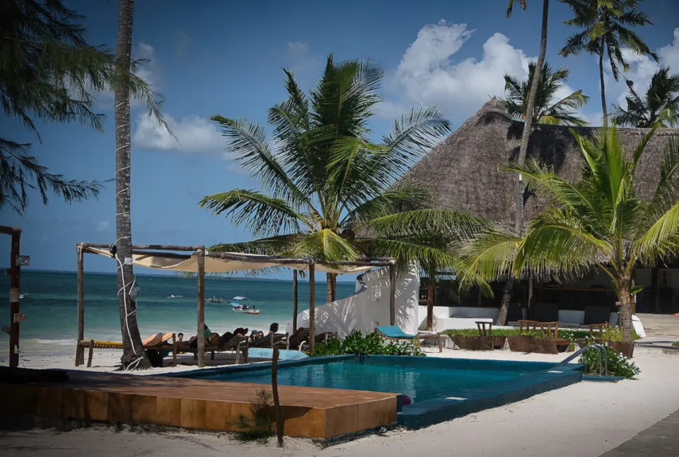 AVO swimming pool and beachfront