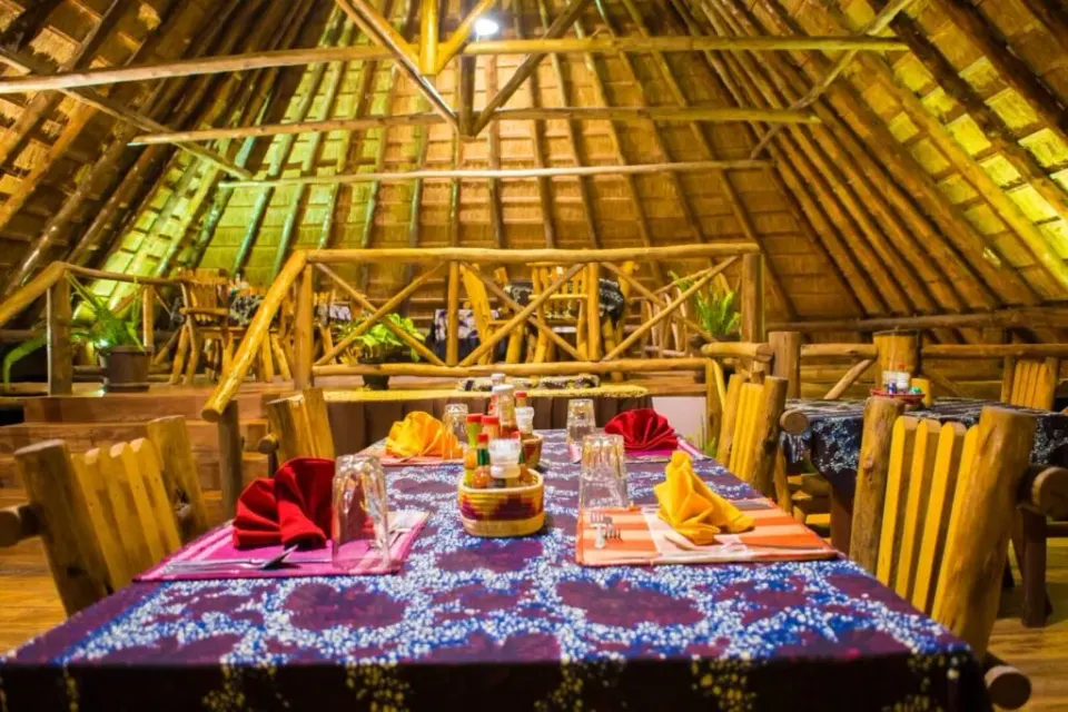Shared restaurant interior