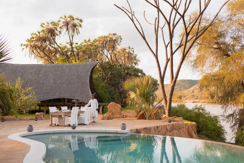 Galdessa Camp shared pool terrace
