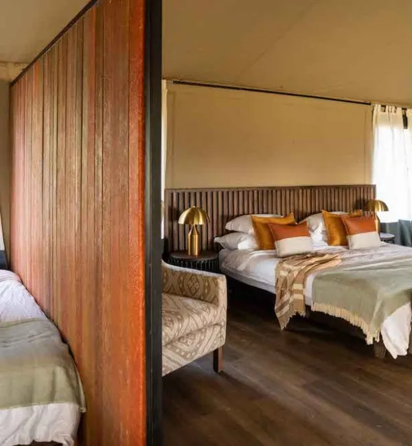 Awali guest tent interior