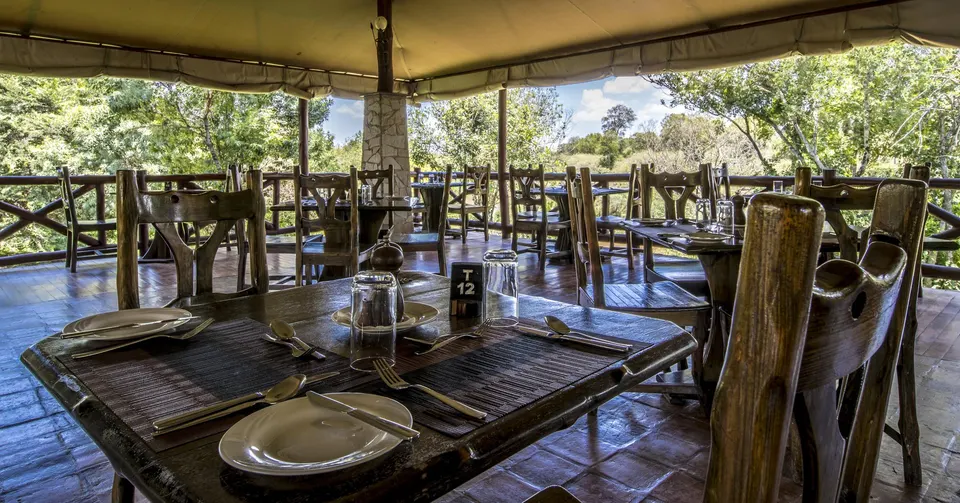 Ashnil Mara open-sided dining area