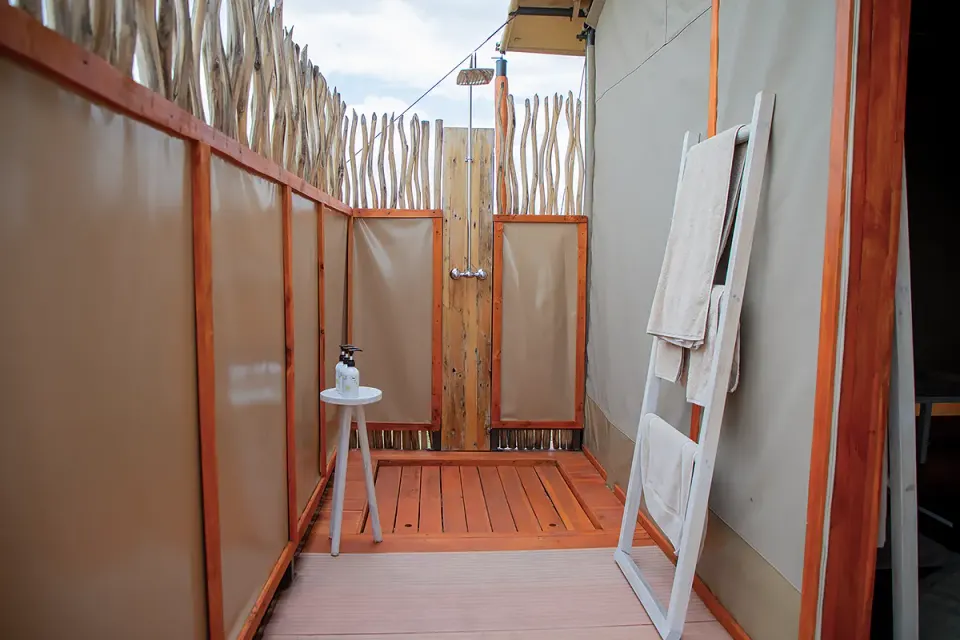 Outdoor shower