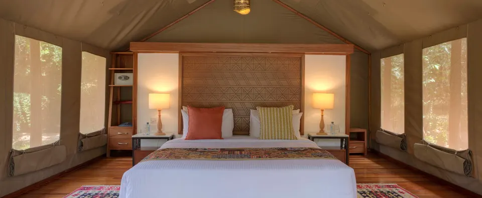 Sarova Mara Deluxe tent bedroom
