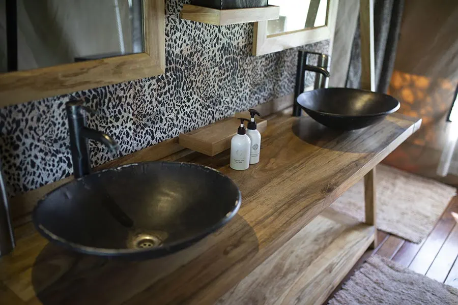 Nyikani Migration double-basin bathroom