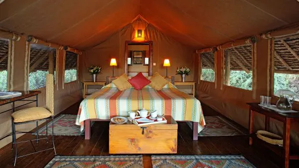 Safari Tent double-bedroom layout