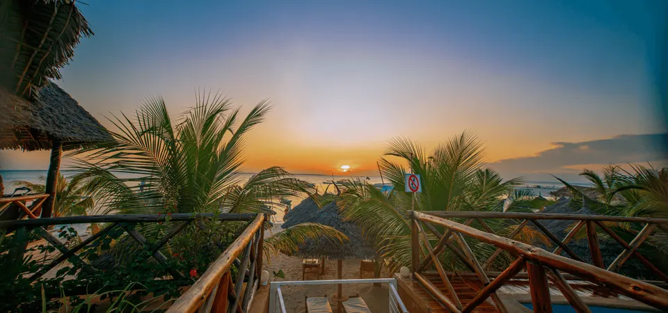 Resort sunset