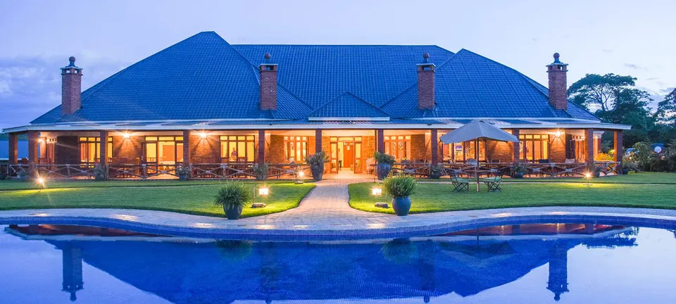 Marera Valley main building and pool
