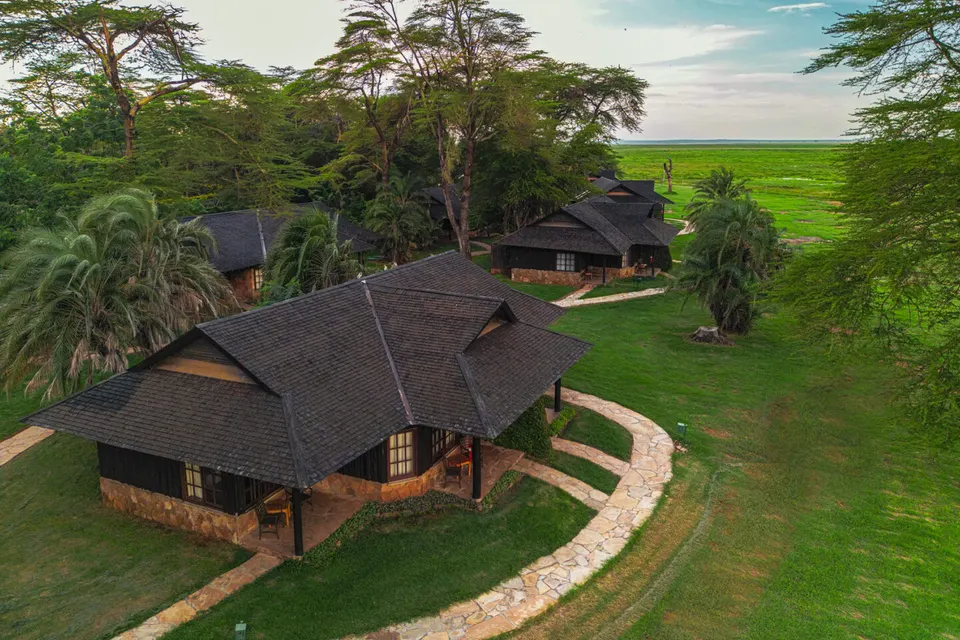 Ol Tukai chalet accommodation buildings
