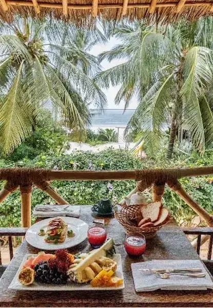 Breakfast with coastal outlook