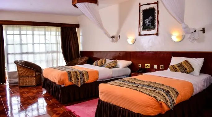 Seasons Elementaita twin-bed room