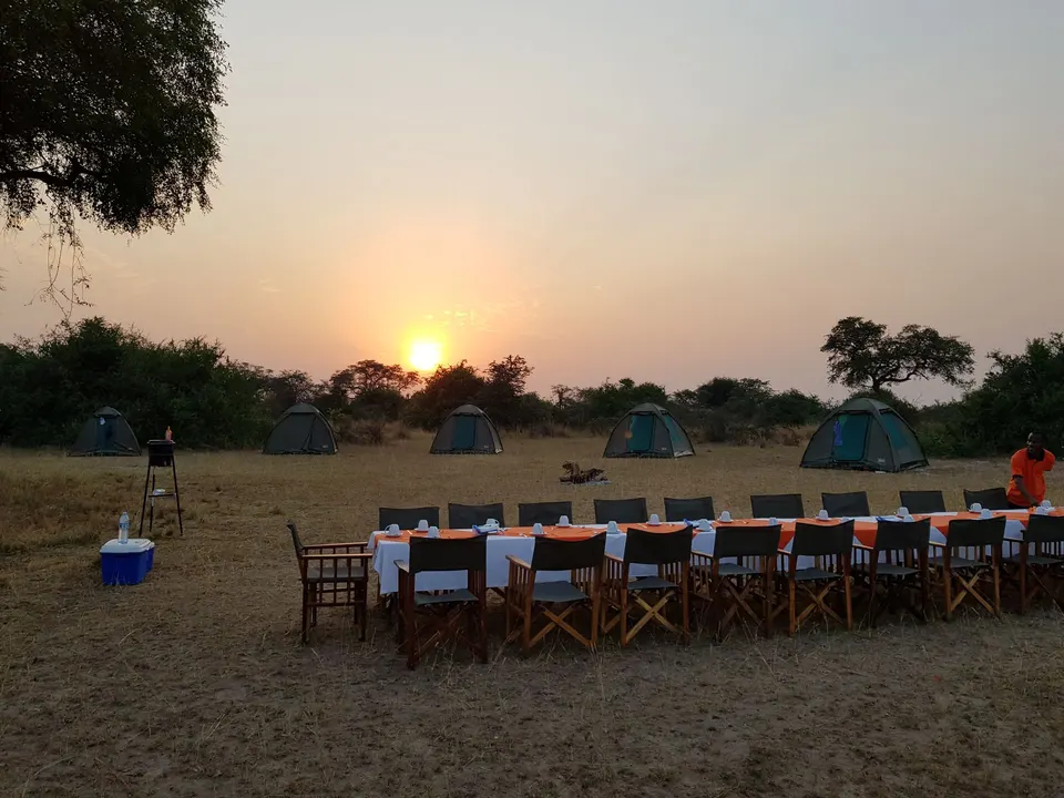 Sunrise breakfast table