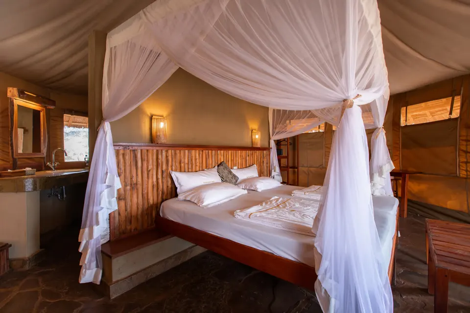 Severin Safari Camp Luxury Tent bedroom