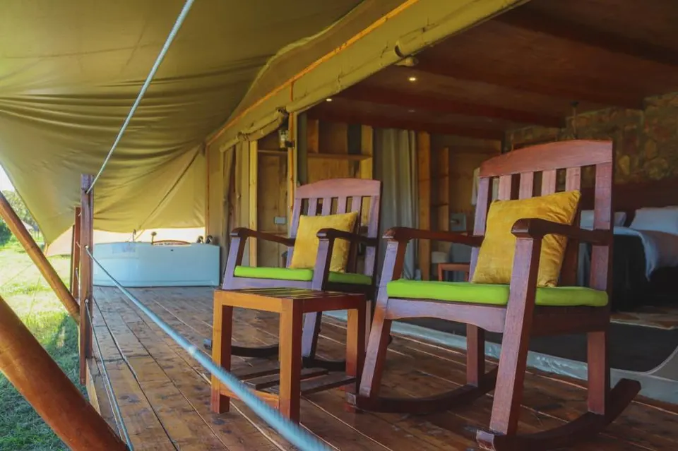 Alama private deck and Jacuzzi