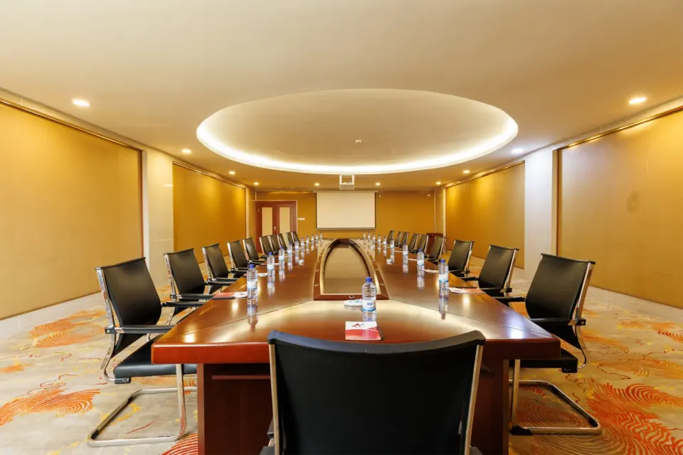 Meeting room with boardroom table